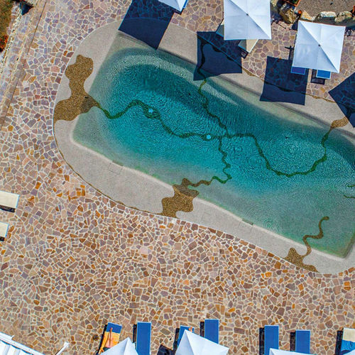 Schwimmbecken für Außenbereich - PODERE LE CASE - Biodesign Pools - für Hotels / erdverlegt / andere Formen