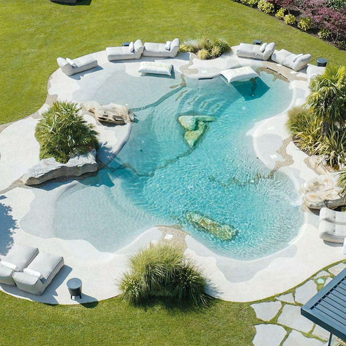 Schwimmbecken für Außenbereich - EYWA SPORT & SPA - Biodesign Pools - für Hotels / erdverlegt / andere Formen