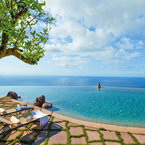 Schwimmbecken für Außenbereich - MONASTERO SANTA ROSA - Biodesign Pools - für Hotels / erdverlegt / andere Formen