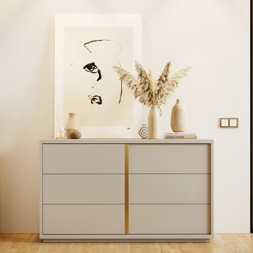 Moderne Kommode - XLUX - Irmaos Pereira Pacheco, SA - Eiche / rechteckig / mit Stauraum