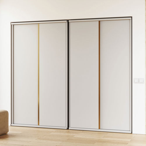 Einbaukleiderschrank - XLUX - Irmaos Pereira Pacheco, SA - modern / Holz / mit Schwingtür