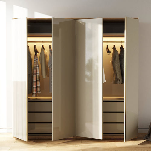 Einbaukleiderschrank - XLUX - Irmaos Pereira Pacheco, SA - modern / Holz / mit Schwingtür