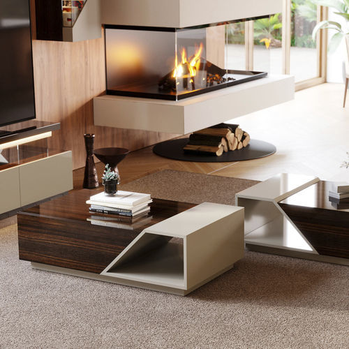 Moderner Couchtisch - Enzo - Irmaos Pereira Pacheco, SA - Holz / Gestell aus Holz / rechteckig