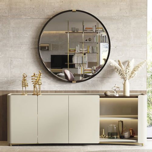Modernes Sideboard - Soho XLUX - Irmaos Pereira Pacheco, SA - Eukalyptusholz / mit Regal / mit integrierter Beleuchtung