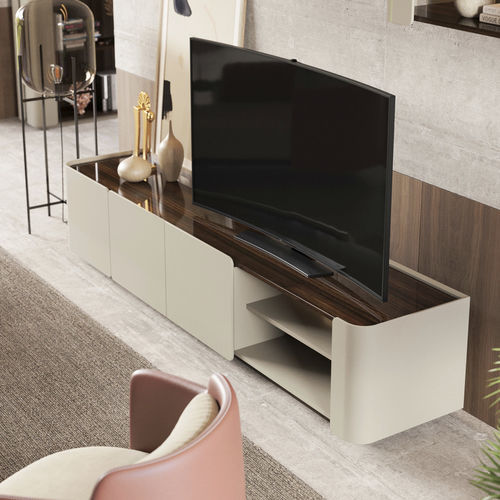 Modernes Fernsehmöbel - Soho - Irmaos Pereira Pacheco, SA - lowboard / mit Halterung für DVD-Player / mit integriertem Stauraum