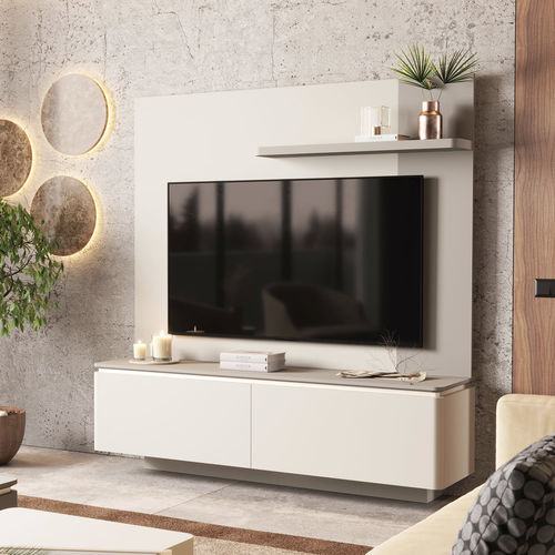 Fernsehmöbel mit Regal - Zenit - Irmaos Pereira Pacheco, SA - modern / mit Schubladen / Holz