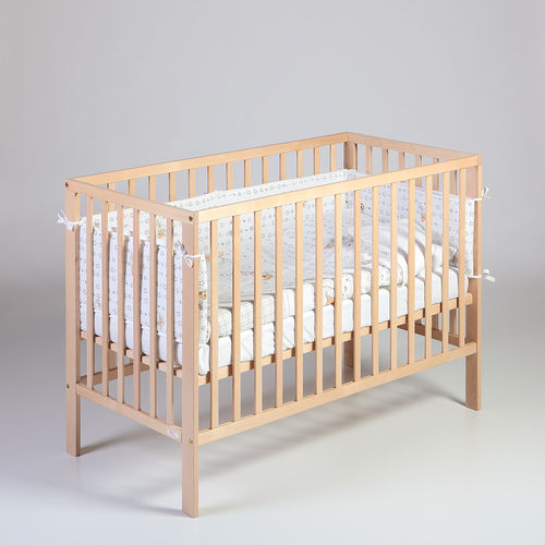 Modernes Babybett - ALVA/ECO - Troll Nursery Deutschland - Birke / 120x60 cm