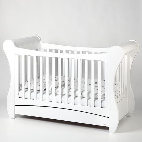 Modernes Babybett - SLEIGH  - Troll Nursery Deutschland - Birke