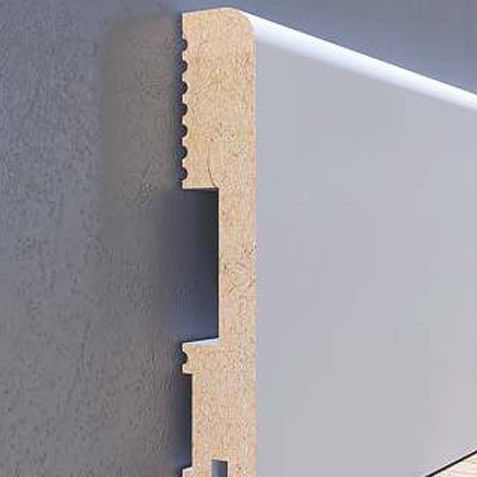Weiße Zierleiste - LB1 - Foge - beige / grau / schwarz