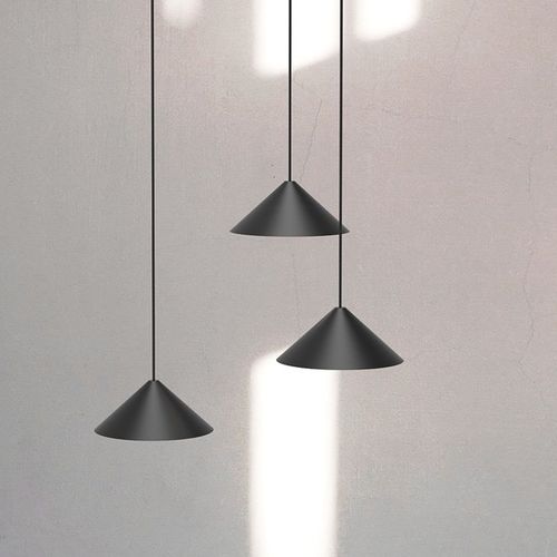 Hängelampe - cone S120.3 - Andcosta - lackierter Stahl / Polycarbonat / modern