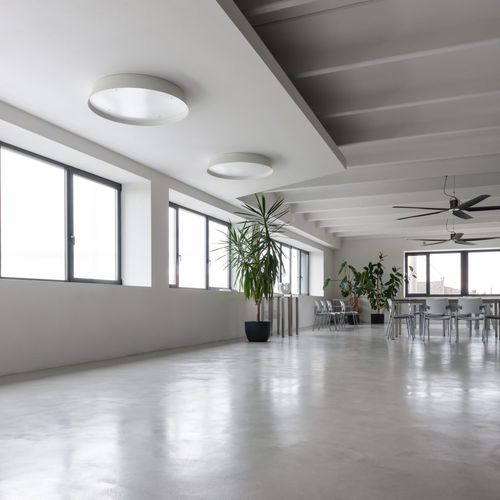 Aluminium-Deckenleuchte - nova C940 - Andcosta - modern / rund / PMMA