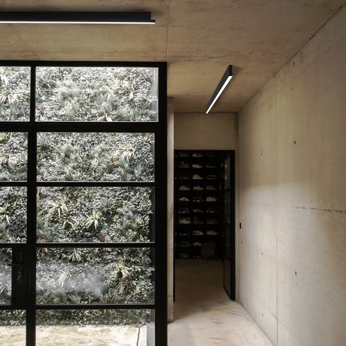 Moderne Deckenleuchte - ritmo C2500 - Andcosta - linear / lackiertes Aluminium / Polycarbonat