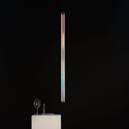 Hängeleuchte - vitreo S1500 - Andcosta - LED / rohrförmig / vertikal