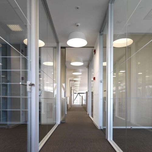 Moderne Deckenleuchte - nova C350 - Andcosta - rund / Aluminium / PMMA