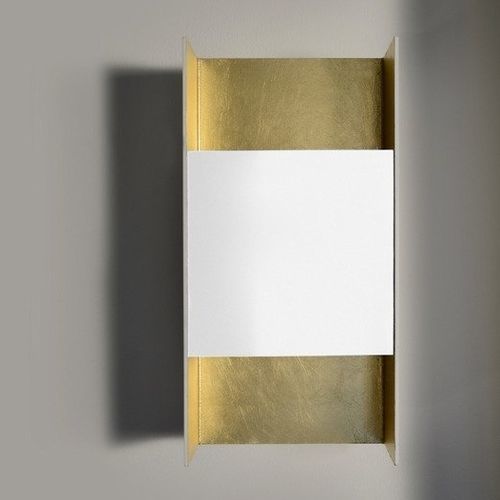 Moderne Wandleuchte - you W320 - Andcosta - für den Innenraum / Aluminium / rechteckig