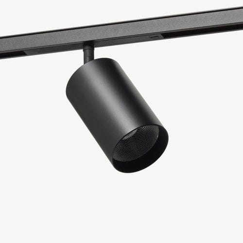 LED-Schienenleuchte - cyl 75 - Andcosta - rund / lackiertes Aluminium / PMMA