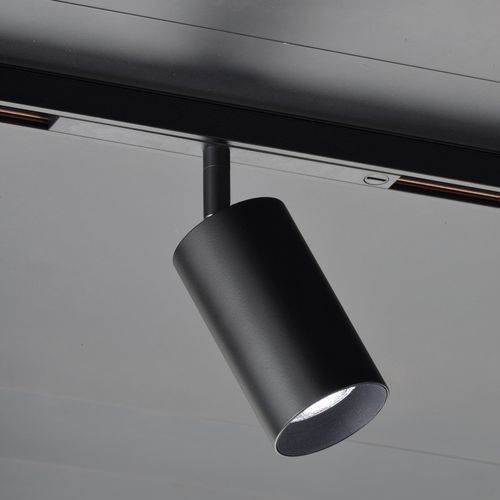 LED-Schienenleuchte - cyl 45 - Andcosta - rund / lackiertes Aluminium / PMMA