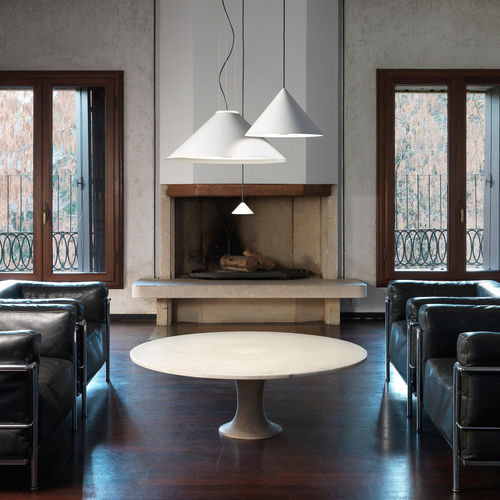 Hängelampe - cone S570 up-down light - Andcosta - lackiertes Aluminium / Polycarbonat / modern