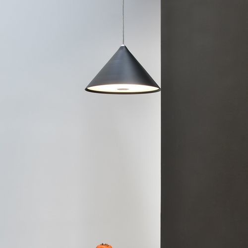 Hängelampe - cone S340 - Andcosta - lackiertes Aluminium / Polycarbonat / PMMA