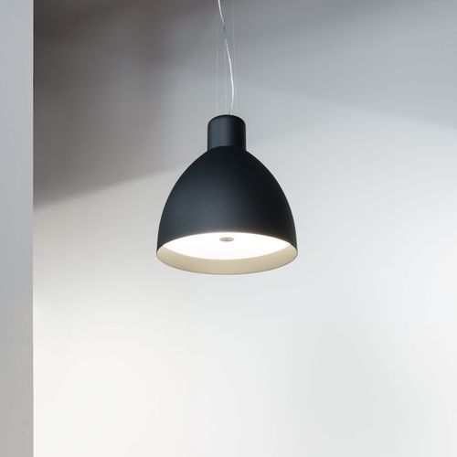 Hängelampe - klokke S350 - Andcosta - lackiertes Aluminium / Polycarbonat / PMMA