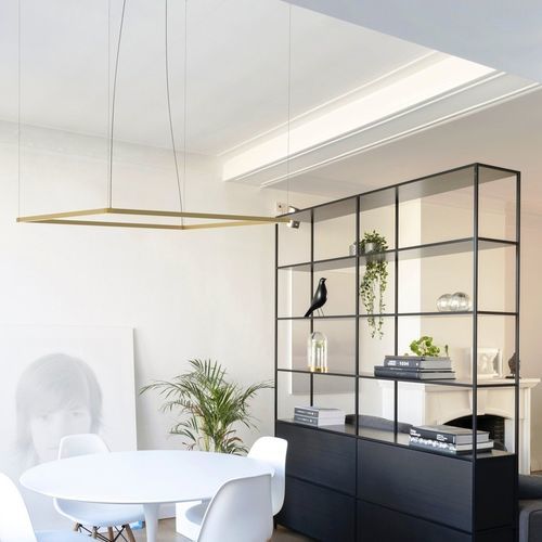 Quadratische Leuchte - daytona S1200x1200 - Andcosta - hängend / LED / IP20