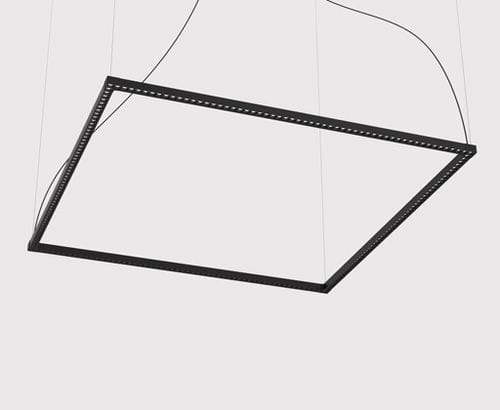 Quadratische Leuchte - daytona S1400x1400 - Andcosta - hängend / LED / Objekteinrichtung