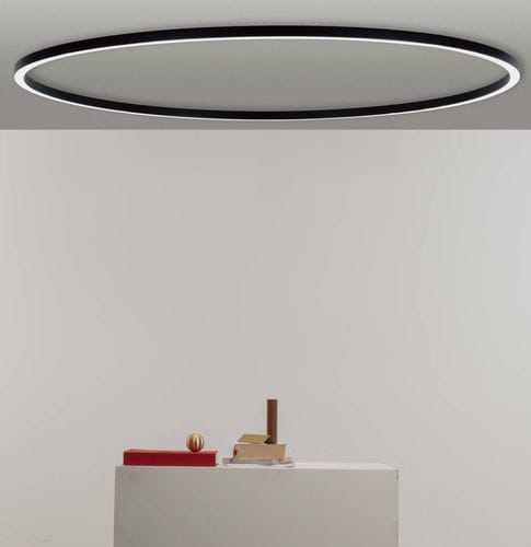 Moderne Deckenleuchte - daytona round C1800 - Andcosta - ringförmig / Aluminiumprofil / lackiertes Aluminium