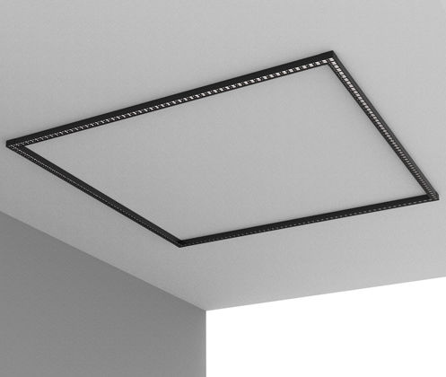 Quadratische Deckenleuchte - daytona C900x900 - Andcosta - modern / Aluminiumprofil / lackiertes Aluminium