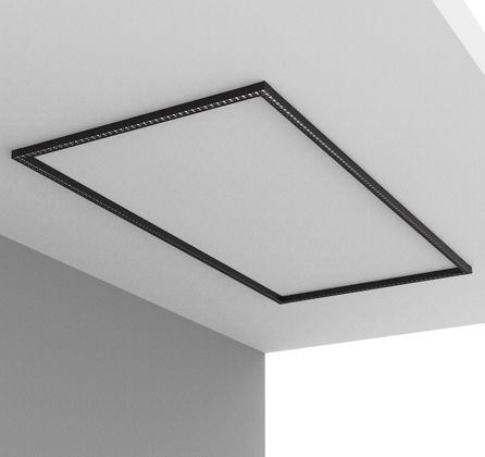 Rechteckige Deckenleuchte - daytona 900x2300 - Andcosta - modern / Aluminiumprofil / lackiertes Aluminium