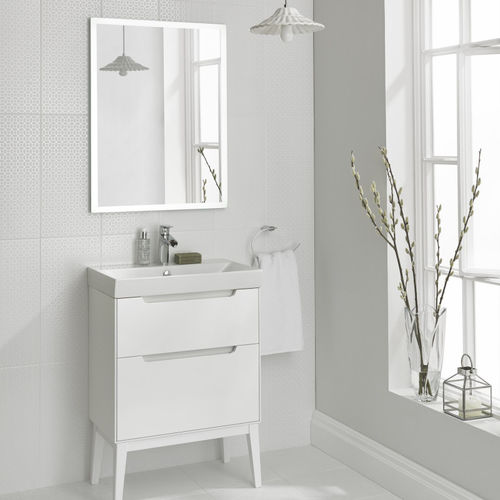 Keramikfliesen - THE WHITE COLLECTION : MARISE - British Ceramic Tile Ltd - satiniert / für den Innenraum / Wand
