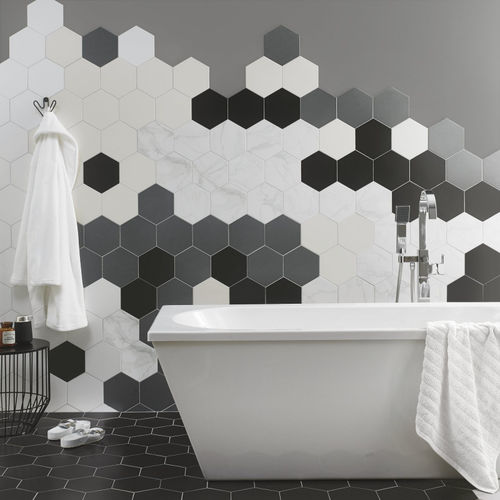 Sechseckige Fliese / für den Innenraum - HEX - British Ceramic Tile Ltd - Wand / Boden / Feinsteinzeug