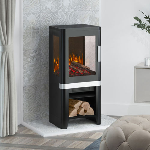 Elektrischer Kaminofen - VUE - Broseley Fires - 0 - 5 kW / freistehend / mit 3 Sichtseiten