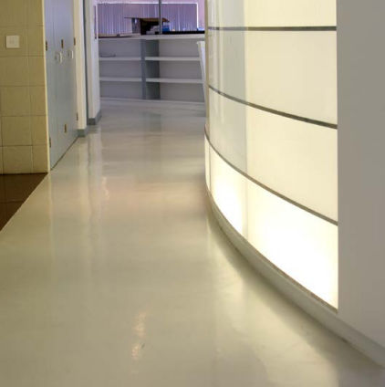 Polyurethanbeschichteter Bodenbelag - FLOWSHIELD COMFORT  - Tremco CPG Iberia & Italy - Flooring - für den Innenraum / für Treppenstufen / für Dienstleistungsbereich