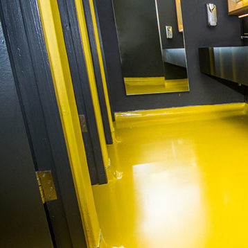 Polyurethan-Bodenbelag - FLOWFRESH COATING - Tremco CPG Iberia & Italy - Flooring - für den Innenraum / für Treppenstufen / Industrie
