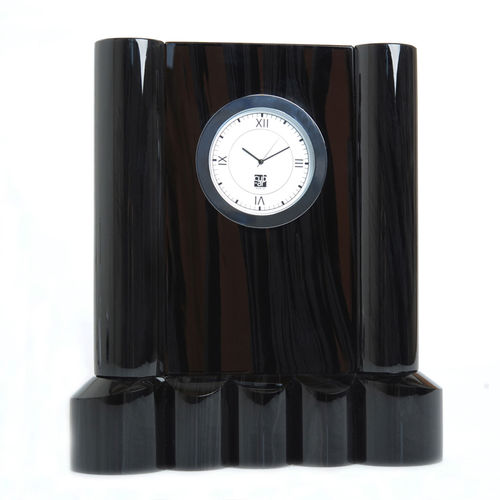 Uhr / Art Deco-Stil - KOHAR - CUB-AR - bodenstehend / Analog / Obsidian