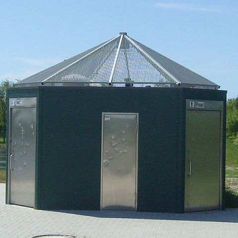 Öffentliche Toilette / Metall - Upcycling  - HERING Sanikonzept GmbH - Mehrfach