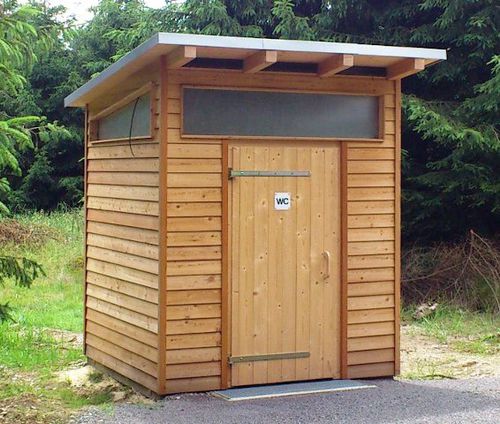 Öffentliche Toilette / Kompost - SELF-CONTAINED - HERING Sanikonzept GmbH - Holz / einfach