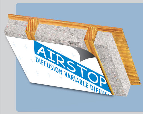 Verbundwerkstoff-Dampfsperre - AIRSTOP DIVA - ISOCELL GmbH - selbstklebend