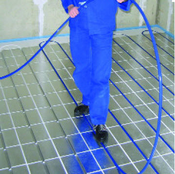 Heißwasser-Fußbodenheizung - IDEAL EPS - Jupiter Underfloor Heating - für Wohnhaus / Platten expandiertem Polystorol