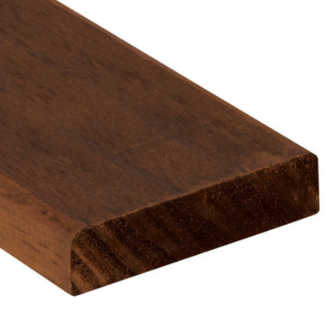 Terrassendiele / modifiziertes Holz - 2558 - Kebony - Clip-System / für Gewerbegebrauch / nachhaltig