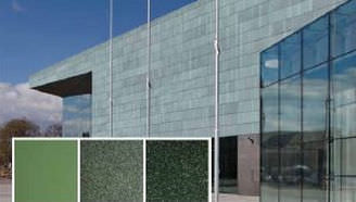 Folie-Fassadenverkleidung - AURUBIS : NORDIC GREEN™ - Metal Solutions Ltd - Kupfer / Metall / oxidiert
