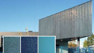 Folie-Fassadenverkleidung - AURUBIS : NORDIC BLUE™ - Metal Solutions Ltd - Kupfer / Metall / oxidiert