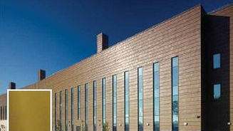 Paneel-Fassadenverkleidung - AURUBIS : NORDIC BRASS - Metal Solutions Ltd - Titan / Kupfer / Metall
