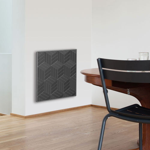 Elektrisches Heizpaneele - CAMPASTYLE KUBES 3.0 - CAMPA - für Wand / schwarz