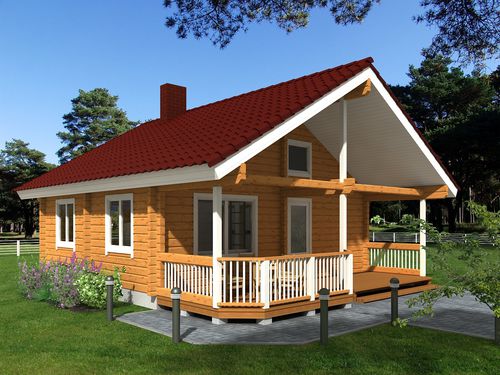 Fertigbauhaus - PUHKUS - PALMATIN Ltd. - umweltfreundlich / modern / 2-Etagen