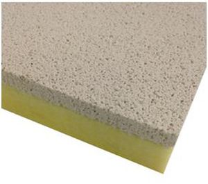 Schallisolierung - QUIETCEILING - Quietstone UK Ltd - Mineralwolle / Recycling-Glas / Platten