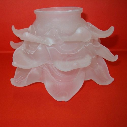 Lampenschirm / Art Nouveau - TULIPE PETALE - TIEF - Muranoglas