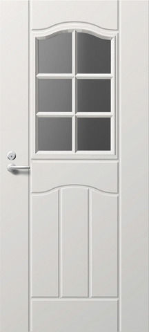 Eingangstür - UO 307 F - Skaala Windows And Doors - Holz / einflügelig / halbverglast