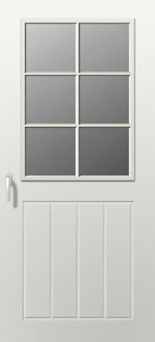 Eingangstür - IO 58 F - Skaala Windows And Doors - Holz / Glas / einflügelig