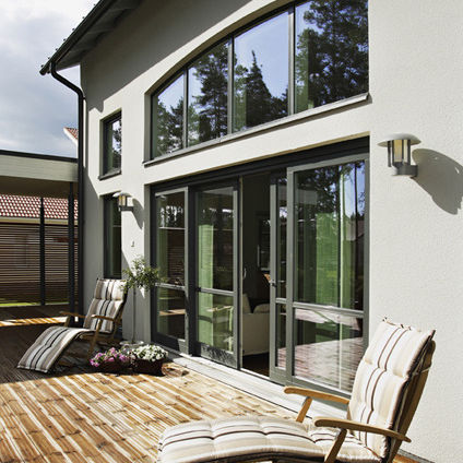 Hebe-Schiebe-Terrassentür - Skaala Windows And Doors - Holz / mit Doppelverglasung